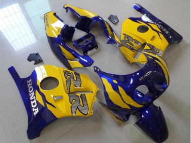 Blau Gelb Honda CBR 250 RR MC22 91-98 Verkleidungen