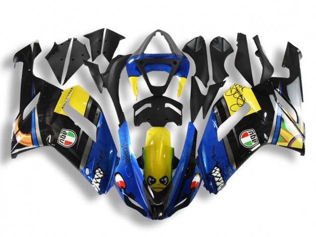 Blau Hai Kawasaki ZX6R 07-08 Verkleidungen