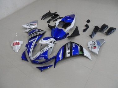 Blau Weiß Yamaha R1 12-14 Verkleidung