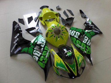 Grün Gelb Rossi Honda CBR 1000 RR 06-07 Verkleidungen