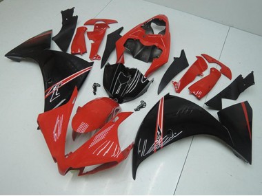 Rot Schwarz Yamaha R1 12-14 Verkleidungen