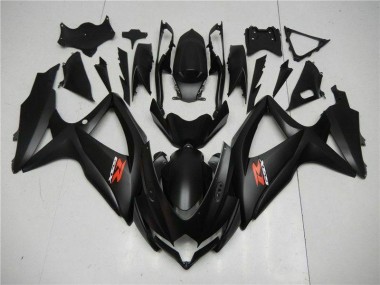 Schwarz Suzuki GSXR 600 / 750 K8 08-10 Vollverkleidung