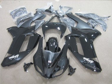 Schwarzer Ninja Kawasaki ZX6R 07-08 Verkleidungen