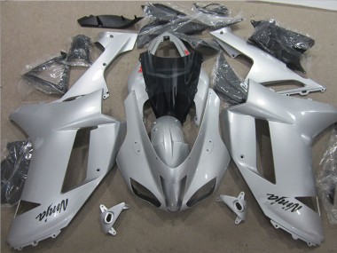 Silber Kawasaki ZX6R 07-08 Verkleidung