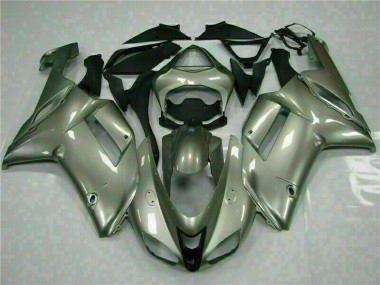 Silber Kawasaki ZX6R 07-08 Verkleidungen